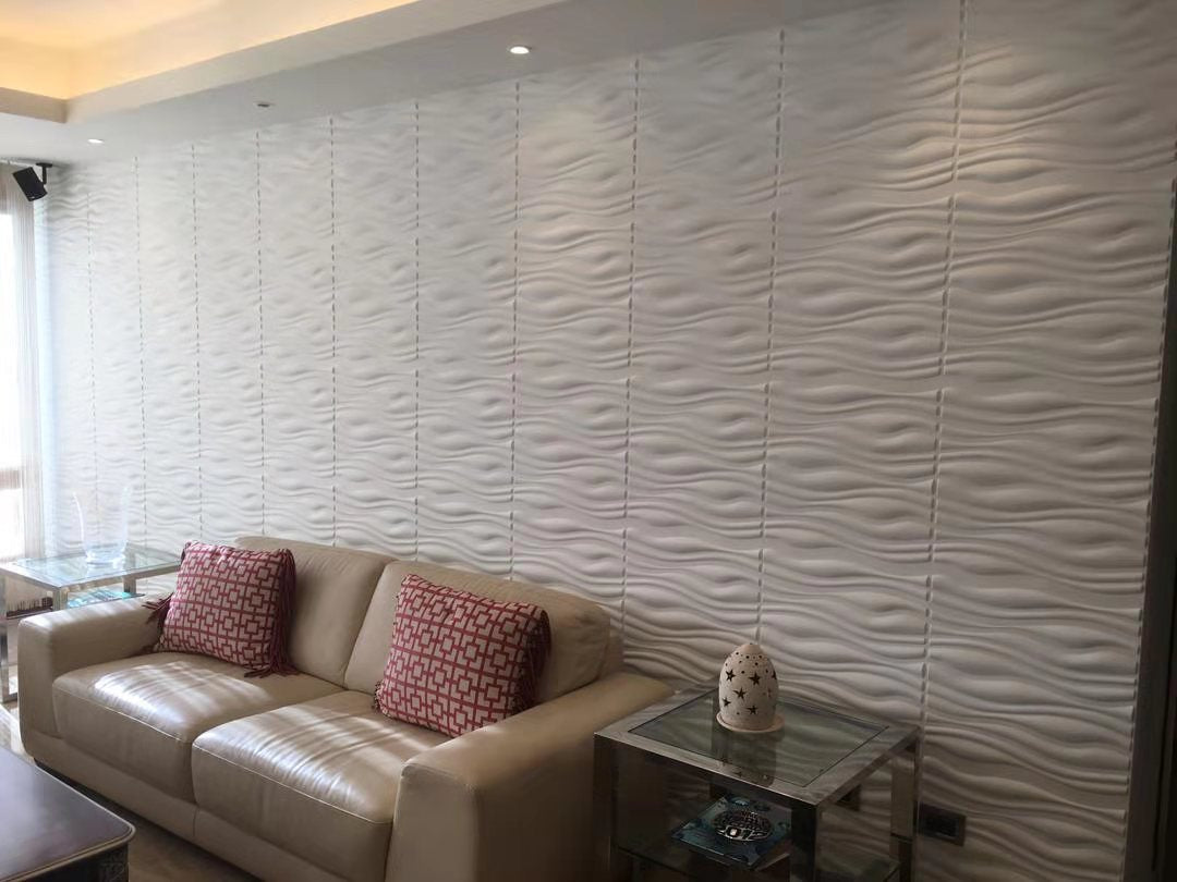 Mega Luxe Paintable 3D Texture PVC Wall Panels (19.7 X 19.7In.) - Decorative, Waterproof, Flame Resistant, Sturdy, Interior Decoration To Add Both Aesthetics And Functionality To Your Home And Offices - D088 Mega Luxe Paintable 3D Texture PVC Wall Panels (19.7 X 19.7In.) - Decorative, Waterproof, Flame Resistant, Sturdy, Interior Decoration To Add Both Aesthetics And Functionality To Your Home And Offices - D088
